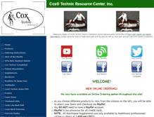 Tablet Screenshot of coxtrc.com